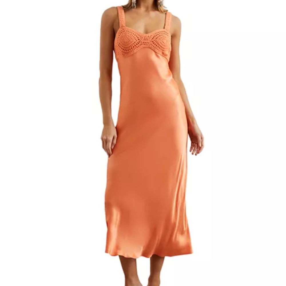Rails Laura Crochet Dress Size M NWT